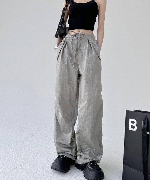 Per sist ence(パーシエンス)の「ドロストカーゴパンツ(その他パンツ・レディース・ライトグレー/ダークグレー/ブラック・LARGE/MEDIUM)」の8枚目の写真