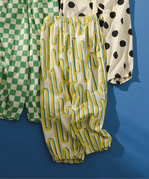 BREEZE（ブリーズ）の「【ジュニア対応】ソウガラゆったりパンツ（その他パンツ・キッズ・グリーン/ベージュ/キナリ/イエロー・80/90/100/110/120/130/140）」の4枚目の写真