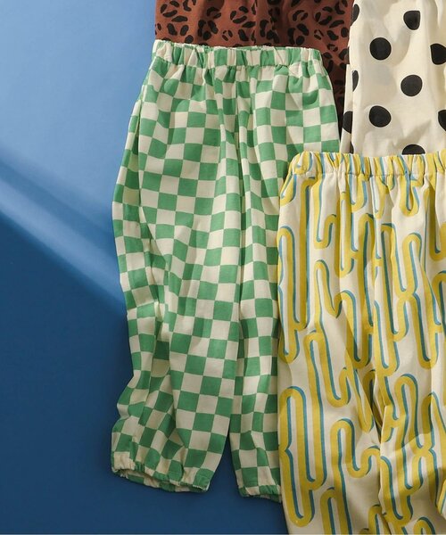 BREEZE（ブリーズ）の「【ジュニア対応】ソウガラゆったりパンツ（その他パンツ・キッズ・グリーン/ベージュ/キナリ/イエロー・80/90/100/110/120/130/140）」の2枚目の写真