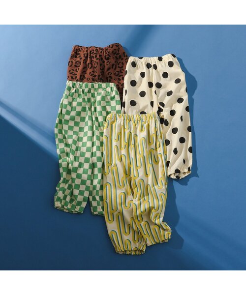 BREEZE（ブリーズ）の「【ジュニア対応】ソウガラゆったりパンツ（その他パンツ・キッズ・グリーン/ベージュ/キナリ/イエロー・80/90/100/110/120/130/140）」の10枚目の写真