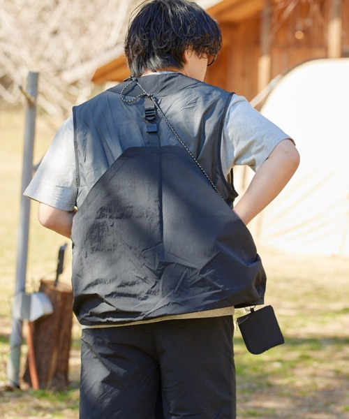 DOD（ディーオーディー）の「【DOD別注】サササノべー / メンズ（ベスト・メンズ・カーキ/ブラック・X-LARGE/LARGE/MEDIUM）」の4枚目の写真