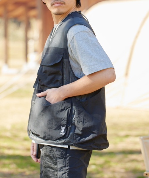 DOD（ディーオーディー）の「【DOD別注】サササノべー / メンズ（ベスト・メンズ・カーキ/ブラック・X-LARGE/LARGE/MEDIUM）」の6枚目の写真