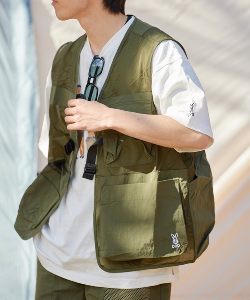DOD（ディーオーディー）の「【DOD別注】サササノべー / メンズ（ベスト・メンズ・カーキ/ブラック・X-LARGE/LARGE/MEDIUM）」の16枚目の写真