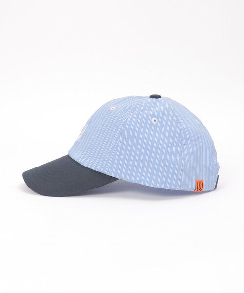 UNIVERSAL OVERALL（ユニバーサルオーバーオール）の「【WEB限定】UNIVERSAL OVERALL ユニバーサルオーバーオール ストライプキャップ（キャップ・メンズ・ネイビー/カーキ・FREE）」の16枚目の写真