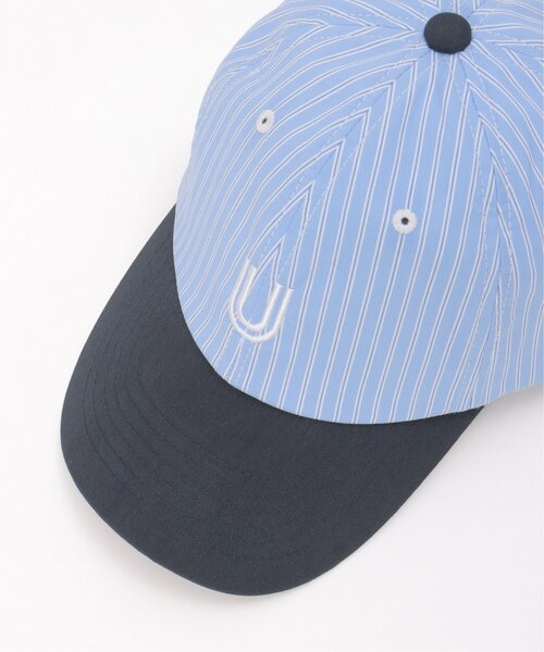 UNIVERSAL OVERALL（ユニバーサルオーバーオール）の「【WEB限定】UNIVERSAL OVERALL ユニバーサルオーバーオール ストライプキャップ（キャップ・メンズ・ネイビー/カーキ・FREE）」の18枚目の写真