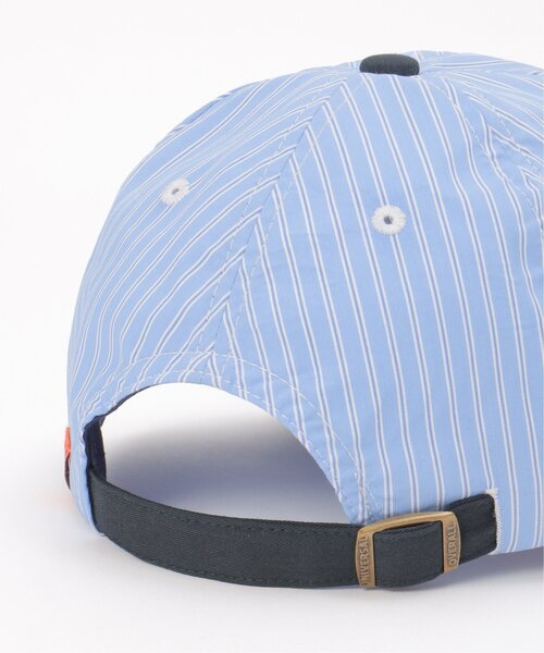UNIVERSAL OVERALL（ユニバーサルオーバーオール）の「【WEB限定】UNIVERSAL OVERALL ユニバーサルオーバーオール ストライプキャップ（キャップ・メンズ・ネイビー/カーキ・FREE）」の19枚目の写真