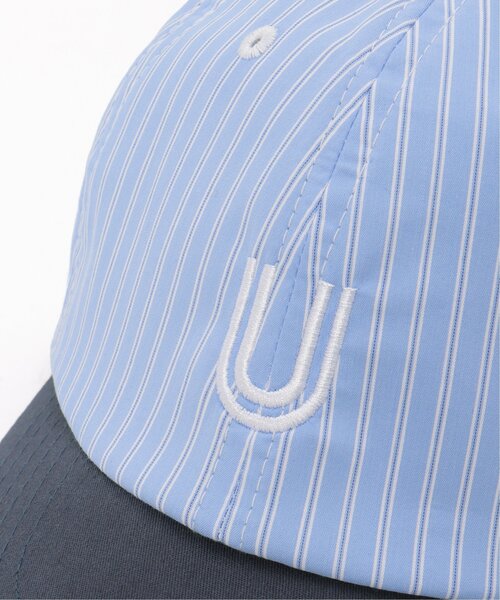UNIVERSAL OVERALL（ユニバーサルオーバーオール）の「【WEB限定】UNIVERSAL OVERALL ユニバーサルオーバーオール ストライプキャップ（キャップ・メンズ・ネイビー/カーキ・FREE）」の21枚目の写真