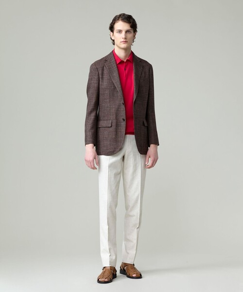 J.PRESS（ジェイプレス）の「【ウォッシャブル可】コンフォートストレッチリネン スラックス（スラックス・メンズ・ブラウン系/アイボリー系/ブルー系/グレー系・78/82/86/90/94）」の17枚目の写真
