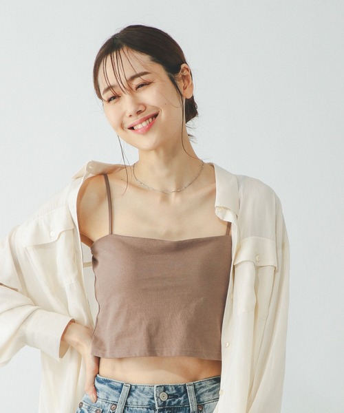 タグ付き新品&新品 Wingコラボ/Fffit エフィット/カップ付きキャミ Wing キャミソール Wingコラボ/Fffit エフィット/カップ付き