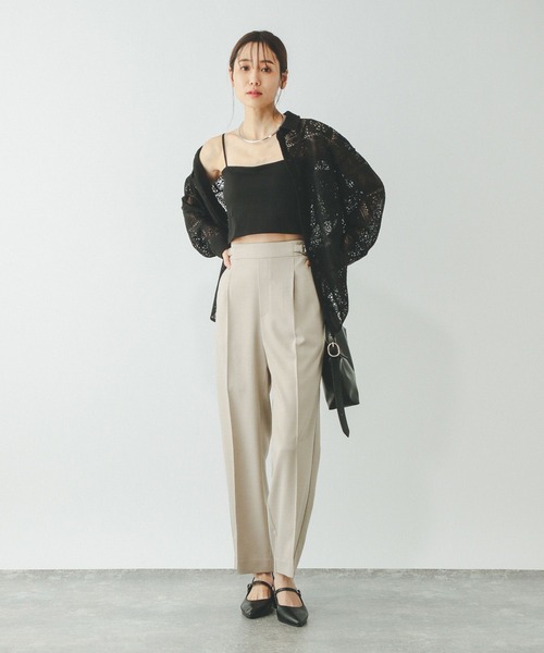 WING(ウイング)の「Wingコラボ/Fffit エフィット/カップ付きキャミショート/291150(キャミソール・レディース・ブラック/ブラウン/アイボリー・SMALL/X-LARGE/LARGE/MEDIUM)」の14枚目の写真