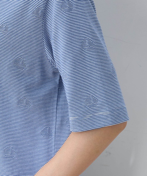 DECOY SINCE 1981（デコイシンスイチキュウハチイチ）の「オーガニックコットンボーダードットTシャツ（Tシャツ/カットソー・レディース・ブルー/ブラック・M/L/LL）」の17枚目の写真