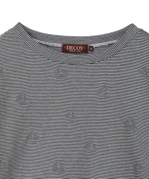 DECOY SINCE 1981（デコイシンスイチキュウハチイチ）の「オーガニックコットンボーダードットTシャツ（Tシャツ/カットソー・レディース・ブルー/ブラック・M/L/LL）」の21枚目の写真