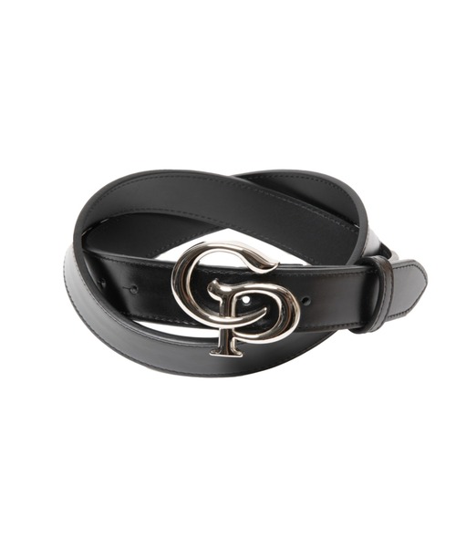 COOTIE PRODUCTIONS（クーティープロダクションズ）の「Symbol Buckle Leather Belt（ベルト・メンズ・シルバー/ブラック/ゴールド・MEDIUM/LARGE/SMALL）」の3枚目の写真