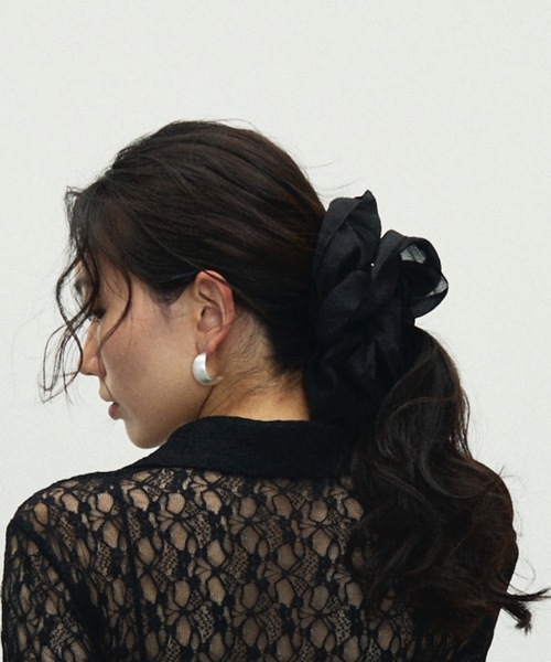 Organdie Big Frilled Scrunchie / オーガンジービッグフリルシュシュ