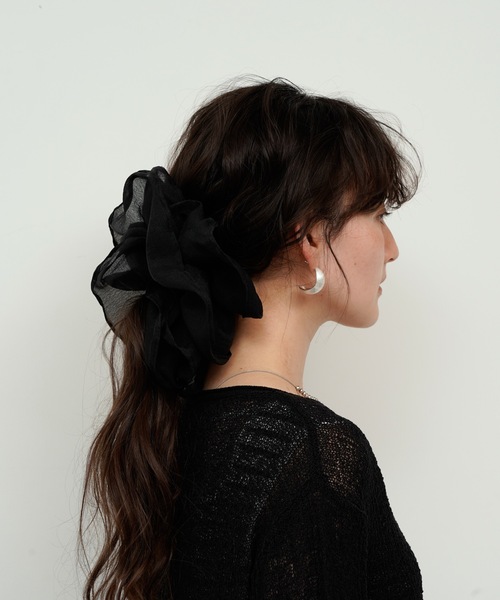 Organdie Big Frilled Scrunchie / オーガンジービッグフリルシュシュ