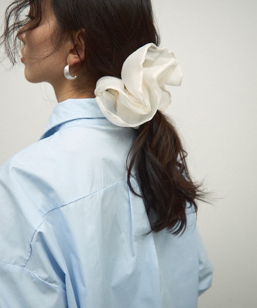 【新品未使用】ロンハーマン購入Pien Scrunchie シルバーシュシュ s-4011000206_021-1.jpg?1733533895