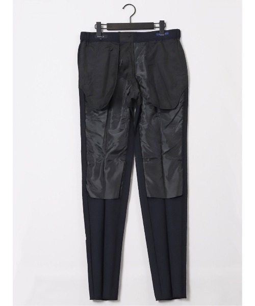 TAKA-Q(タカキュー)の「【軽量 メッシュ ストレッチ ウォッシャブル】タカキュー ノータックパンツ 紺(セットアップ可能)(スーツパンツ・メンズ・ネイビー・MEDIUM/LARGE/X-LARGE/3L/S)」の3枚目の写真