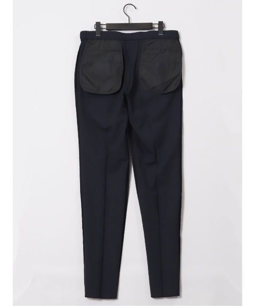 TAKA-Q(タカキュー)の「【軽量 メッシュ ストレッチ ウォッシャブル】タカキュー ノータックパンツ 紺(セットアップ可能)(スーツパンツ・メンズ・ネイビー・MEDIUM/LARGE/X-LARGE/3L/S)」の4枚目の写真