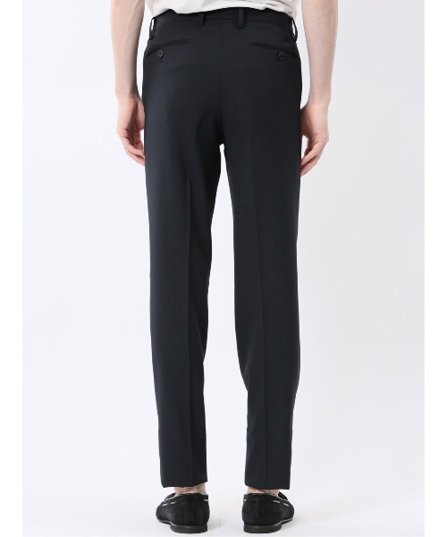 TAKA-Q(タカキュー)の「【軽量 メッシュ ストレッチ ウォッシャブル】タカキュー ノータックパンツ 紺(セットアップ可能)(スーツパンツ・メンズ・ネイビー・MEDIUM/LARGE/X-LARGE/3L/S)」の6枚目の写真