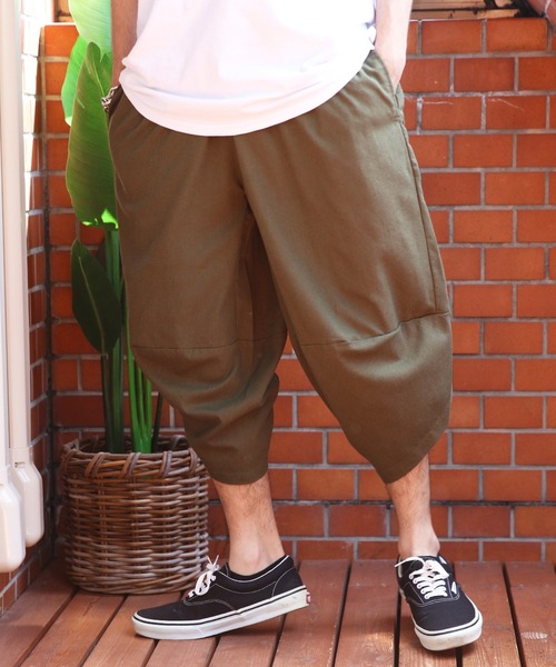 ８(eight)（エイト）の「リネン サルエルパンツ（その他パンツ・メンズ・ベージュ/グレー/カーキ/ブラック/ホワイト/ネイビー・MEDIUM/5XL/4XL/3XL/2XL/X-LARGE/LARGE）」の5枚目の写真