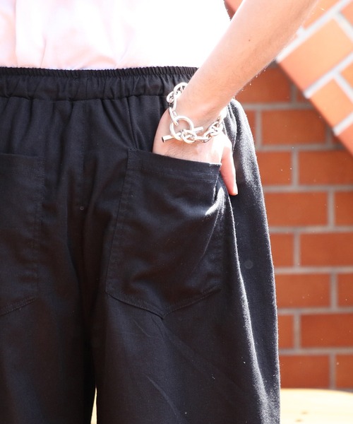 ８(eight)（エイト）の「リネン サルエルパンツ（その他パンツ・メンズ・ベージュ/グレー/カーキ/ブラック/ホワイト/ネイビー・MEDIUM/5XL/4XL/3XL/2XL/X-LARGE/LARGE）」の10枚目の写真