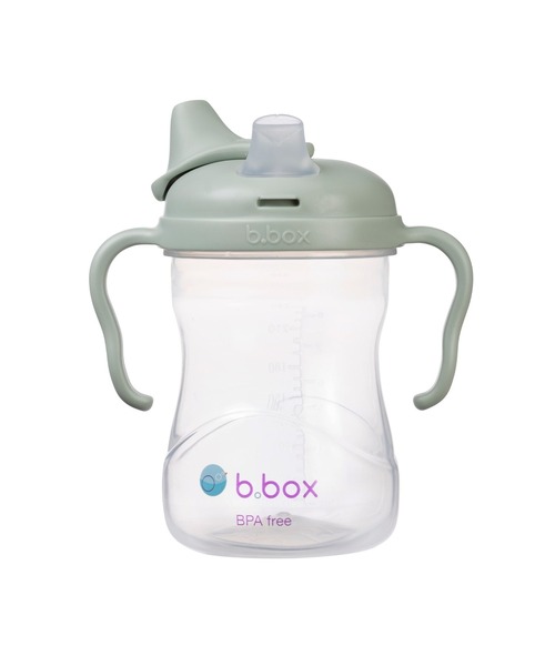 b.box（ビーボックス）の「b.box/ Spout cup　スパウトカップ（マグ/哺乳瓶/お食事グッズ・キッズ・ベビーピンク/グレイッシュブルー/セージグリーン・ONESIZE）」の2枚目の写真