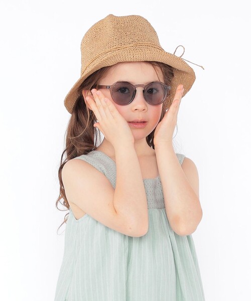 SHIPS(シップス)の「SHIPS KIDS:クラウンパント型 ミニ サングラス(サングラス・キッズ・ライトオリーブ/シルバーグレー/ブラウン系その他・ONE SIZE)」の4枚目の写真