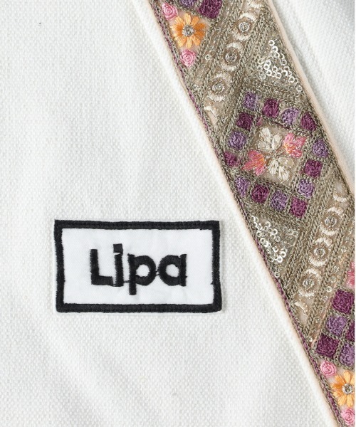 Right-on（ライトオン）の「テープトートバッグ（ショルダーバッグ・レディース・オフホワイト/ブルー・ONE SIZE）」の4枚目の写真