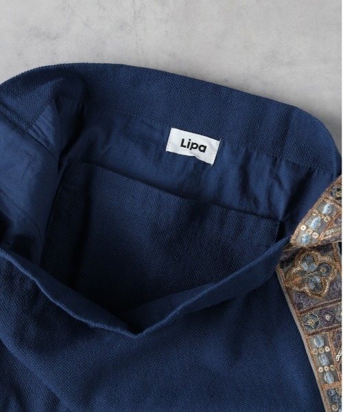 Right-on（ライトオン）の「テープトートバッグ（ショルダーバッグ・レディース・オフホワイト/ブルー・ONE SIZE）」の6枚目の写真