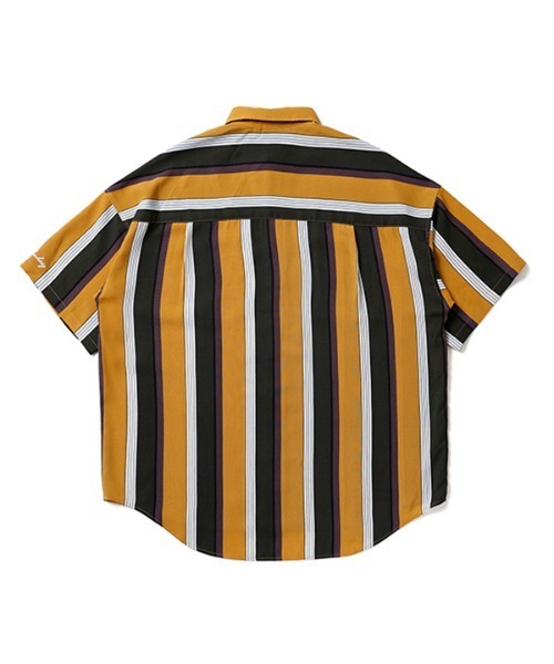 430（フォーサーティ）の「mhs2378- S-S STRIPE BIG SHIRT ストライプシャツ（シャツ/ブラウス・メンズ・ブラック×ブルー/ブラウン系その他/ピンク系その他/イエロー×グリーン/レッド系その他・0/1/2/3）」の17枚目の写真