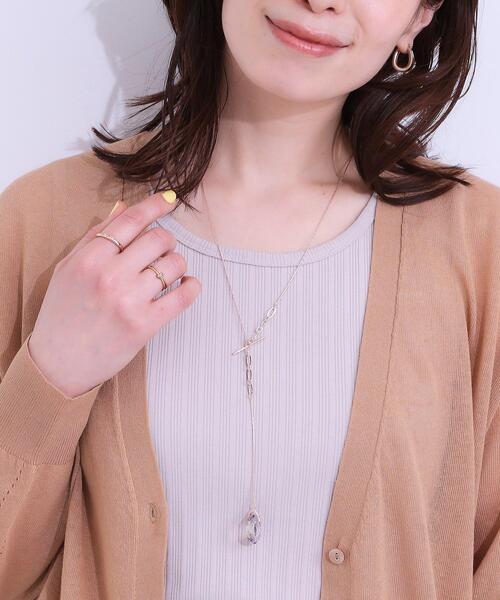 SHOO・LA・RUE（シューラルー）の「オーロラモチーフY字ネックレス（ネックレス・レディース・シルバー/ゴールド/ピンクゴールド・00）」の9枚目の写真