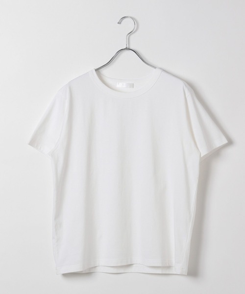 HEREIAM(ヘレイアム)の「【HEREIAM】接触冷感/ミラーロゴコンパクトT(Tシャツ/カットソー・レディース・ホワイト/ブラック・FREE)」の7枚目の写真