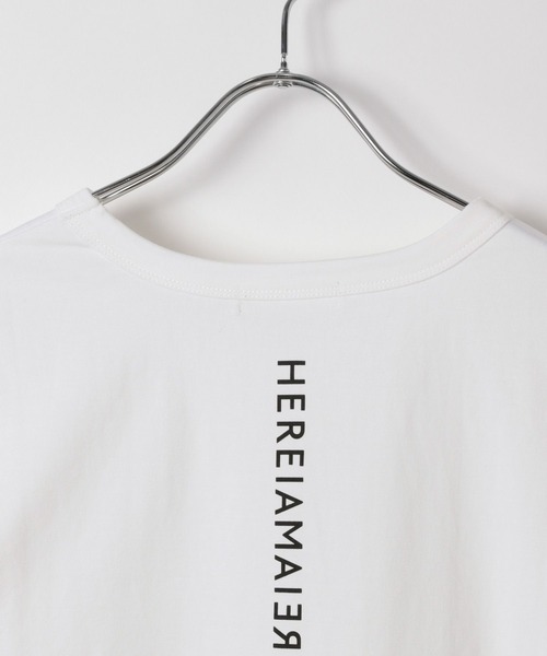 HEREIAM(ヘレイアム)の「【HEREIAM】接触冷感/ミラーロゴコンパクトT(Tシャツ/カットソー・レディース・ホワイト/ブラック・FREE)」の12枚目の写真
