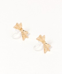 シャープリボンノンホールピアス / 323748