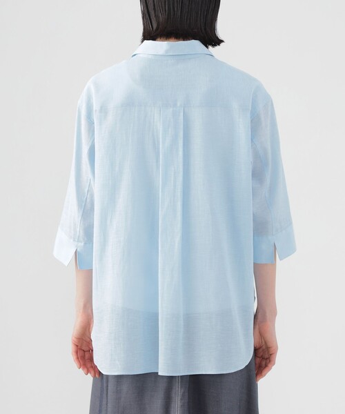 TRANS WORK(トランスワーク)の「【予約販売】グレーンシアーサテン(シャツ/ブラウス・レディース・ピンク/ブルー系その他4/グレー系その他・40/38)」の10枚目の写真