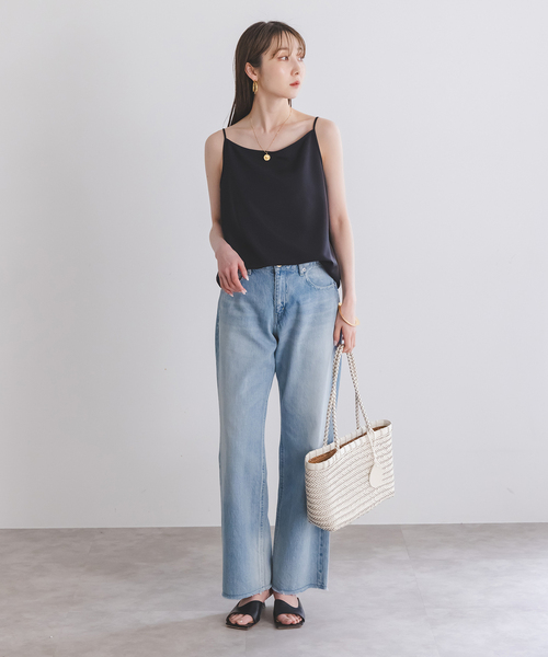 Noble（ノーブル）の「プレーンサテン2WAYキャミ（キャミソール）」 - WEAR