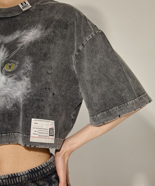 送料関税込【MIHARAYASUHIRO】 ブリーチ加工 Tシャツ Maison MIHARA YASUHIRO ONLINE STORE（メゾンミハラヤスヒロ