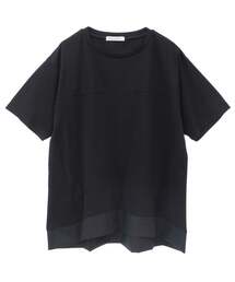 【接触冷感】ポンチ裾異素材使いプルオーバー(取り扱い店舗限定)