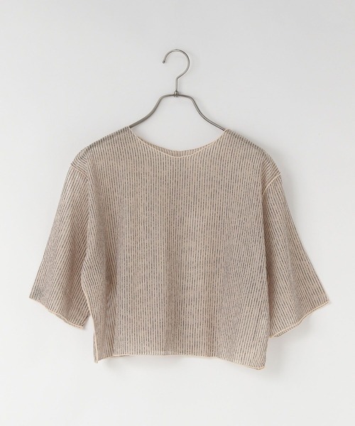 LOWRYS FARM（ローリーズファーム）の「シアーラッセル５Ｓ　 492104（Tシャツ/カットソー・レディース・ブラック/ピンク/アイボリー・FREE）」の17枚目の写真