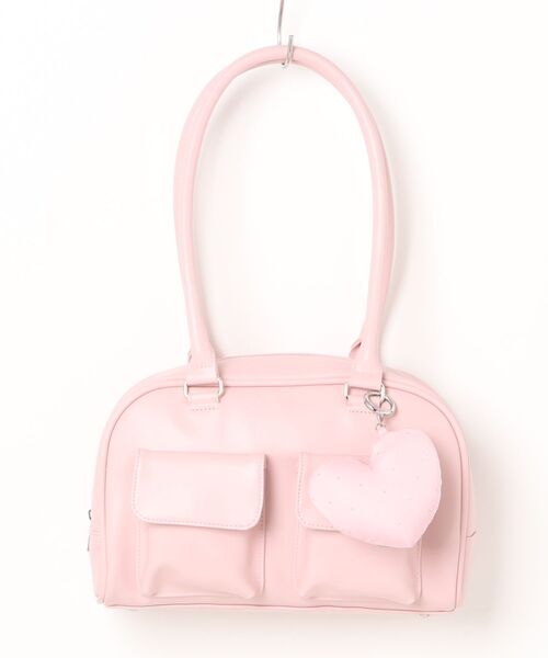 セール】WEGO/チャーム付きボストン痛バッグ（トートバッグ）｜WEGO