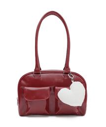 WEGO/チャーム付きボストン痛バッグ