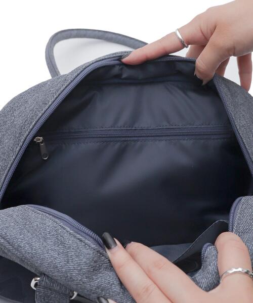 WEGO（ウィゴー）の「WEGO/チャーム付きボストン痛バッグ（トートバッグ・レディース・レッド/ライトインディゴブルー/ブラック/オフホワイト・FREE）」の21枚目の写真