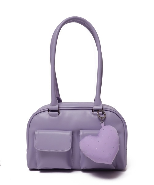 セール】WEGO/チャーム付きボストン痛バッグ（トートバッグ）｜WEGO