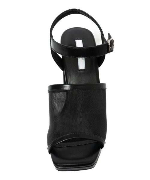 REZOY（リゾイ）の「【25SS新作】【R&E】チュールカバーストラップスクエアトゥサンダル（サンダル・レディース・アイボリー/ブラック/シルバー・L/M/S/LL）」の8枚目の写真