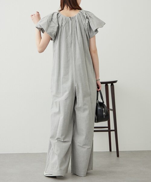 WILLOW（ウィロー）の「【willow】バルーンスリーブオールインワン（サロペット/オーバーオール・レディース・アイボリー/グレー・SMALL/MEDIUM）」の19枚目の写真