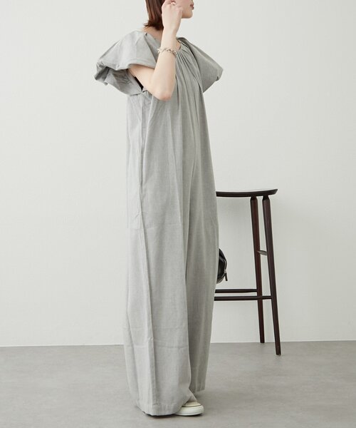 WILLOW（ウィロー）の「【willow】バルーンスリーブオールインワン（サロペット/オーバーオール・レディース・アイボリー/グレー・SMALL/MEDIUM）」の20枚目の写真