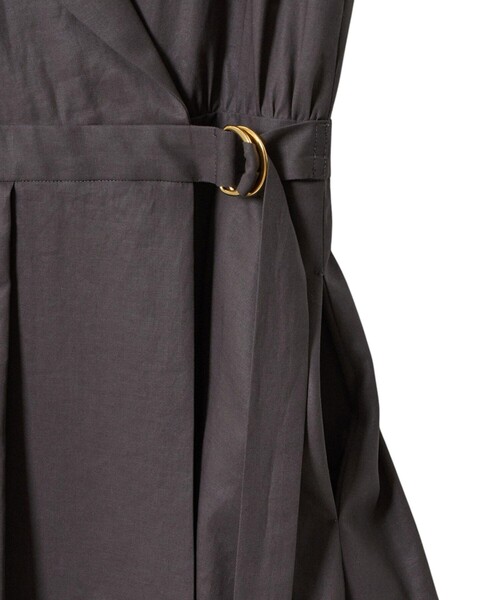 ANAYI（アナイ）の「ビエラコットンカシュクールワンピース（ワンピース・レディース・チャコールグレー/ベージュ・36/38/34）」の11枚目の写真