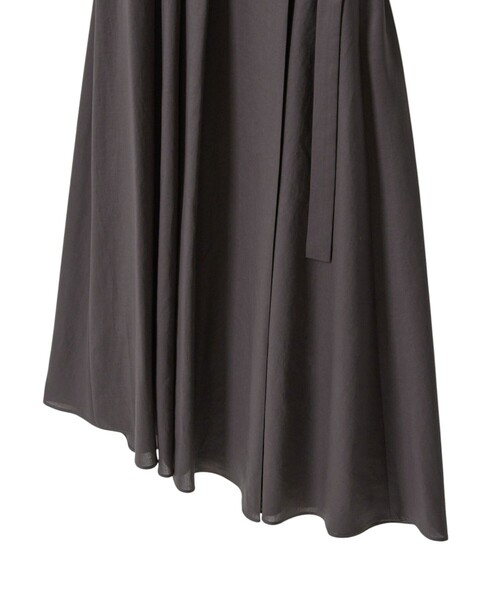 ANAYI（アナイ）の「ビエラコットンカシュクールワンピース（ワンピース・レディース・チャコールグレー/ベージュ・36/38/34）」の13枚目の写真