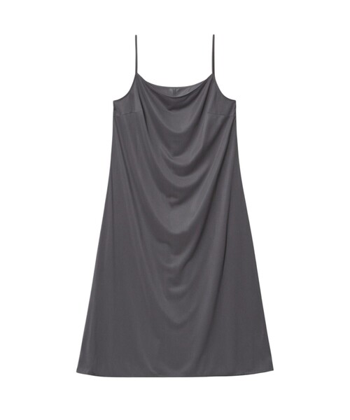 ANAYI（アナイ）の「ビエラコットンカシュクールワンピース（ワンピース・レディース・チャコールグレー/ベージュ・36/38/34）」の14枚目の写真