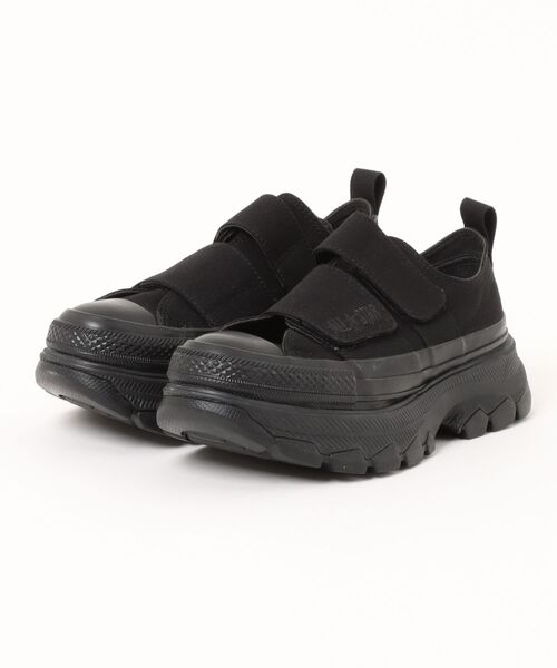 CONVERSE(コンバース)の「【CONVERSE】コンバース ALL STAR TREKWAVE V-2 OX(オールスター トレックウェーブ V-2 OX)(スニーカー・レディース・ブラック×ブラック/ホワイト×ブラック・4/4.5/5/5.5)」の2枚目の写真